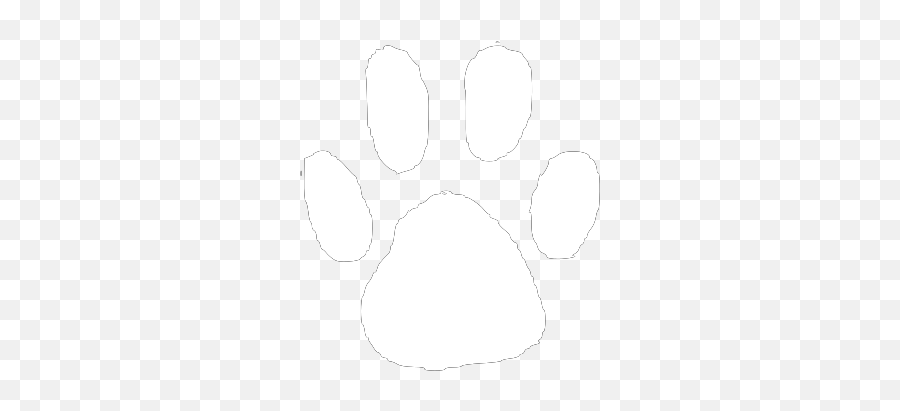 All White Tiger Paw Clip Art Clipart Panda - Free Clipart Cat Paw Png White Emoji,Tiger Clipart