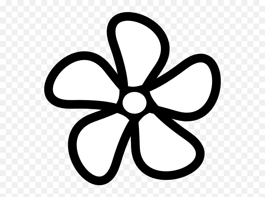 Clip Art Black Flower - Clip Art Library Art Black And White Picture Of Small Flower Emoji,Flowers Clipart Black And White