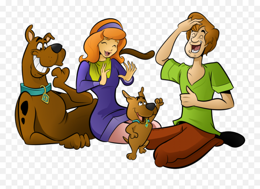 Shaggy Daphne Scooby Scrappy - Shaggy Scooby Doo Y Scrappy Doo Emoji,Scooby Doo Transparent