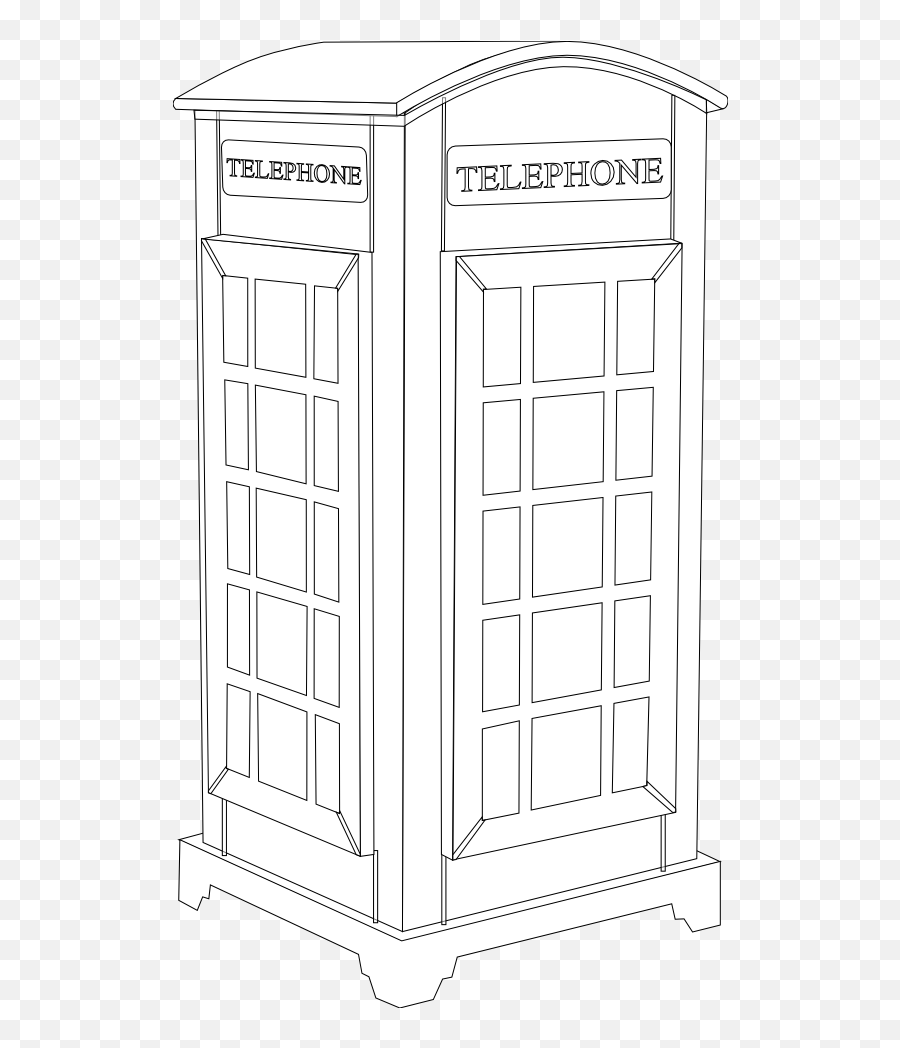 Adobe Clip Art - Clipartsco Cartoon Black And White London Telephone Box Emoji,Adobe Clipart