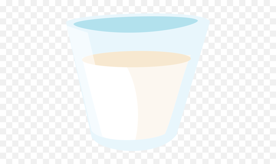 Glass Milk Flat - Milk Glass Vector Png Emoji,Glass Of Milk Png