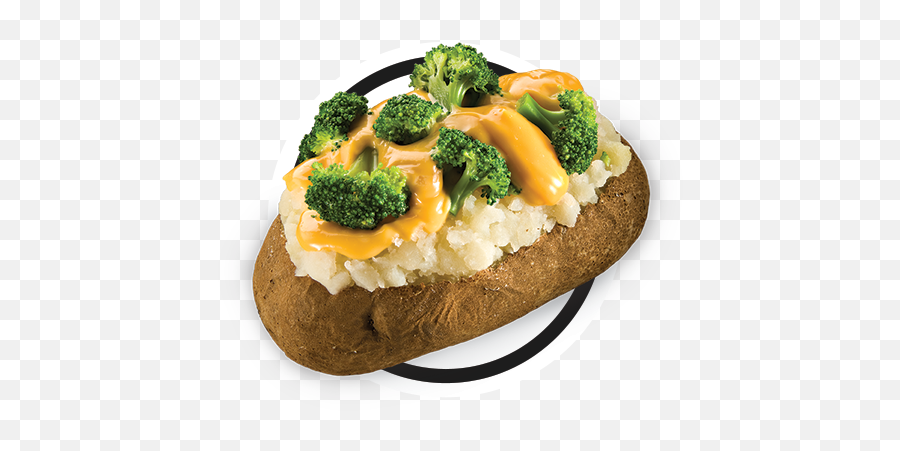 Great Steak Broccoli Cheese Potato - Great Steak Baked Potato Emoji,Broccoli Png