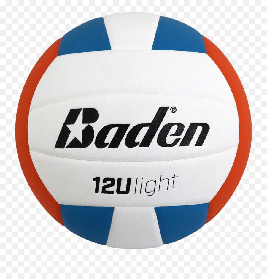 Baden Light Microfiber Volleyball - Royalorangewhite Emoji,Volleyball Transparent
