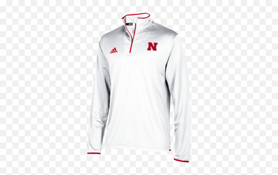 Adidas Nebraska Iconic Zip Top - Full Sleeve Emoji,Nebraska Cornhuskers Logo