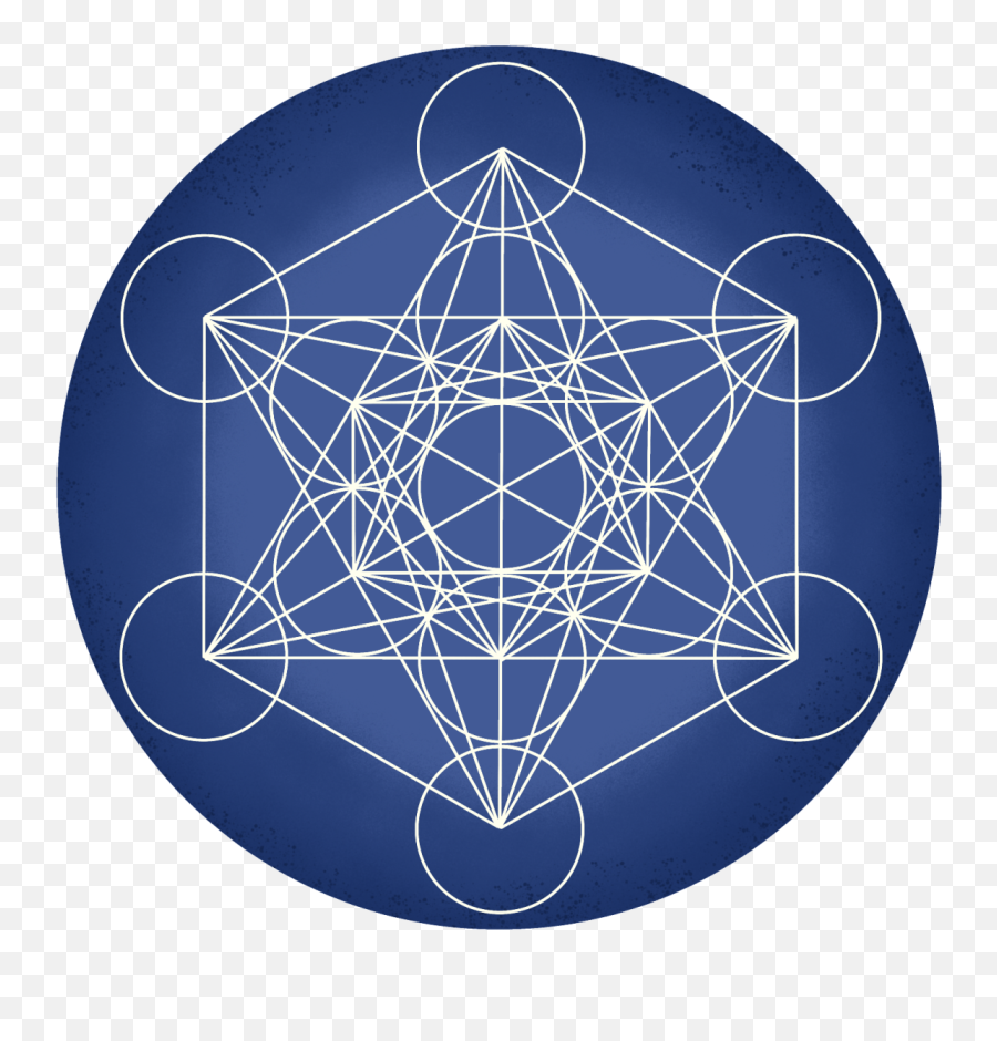 Sacred Geometry - Cube Black Background Emoji,Sacred Geometry Logo