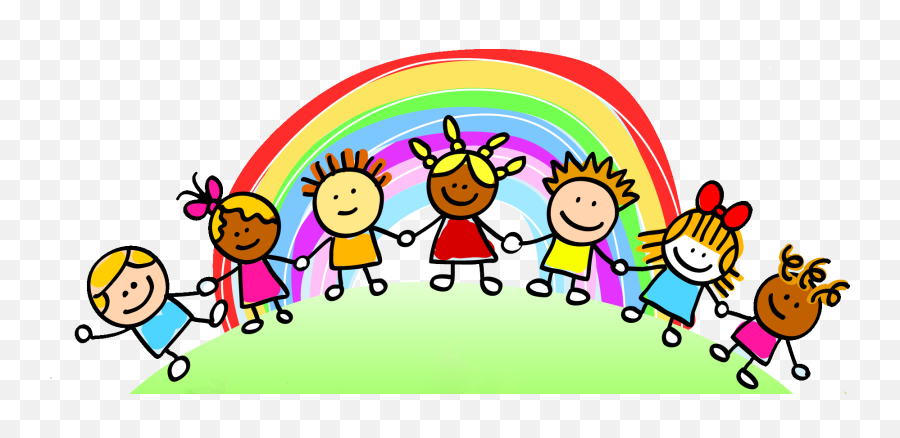 Saint Athanasius Catholic Academy - Kids Rainbow Clipart Emoji,Rainbow Clipart