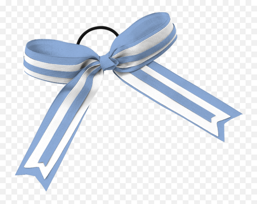 Blue Black Ribbon White Silver - Blue Cheer Uniforms Png Cheerleading Uniform Emoji,Cheer Bow Clipart