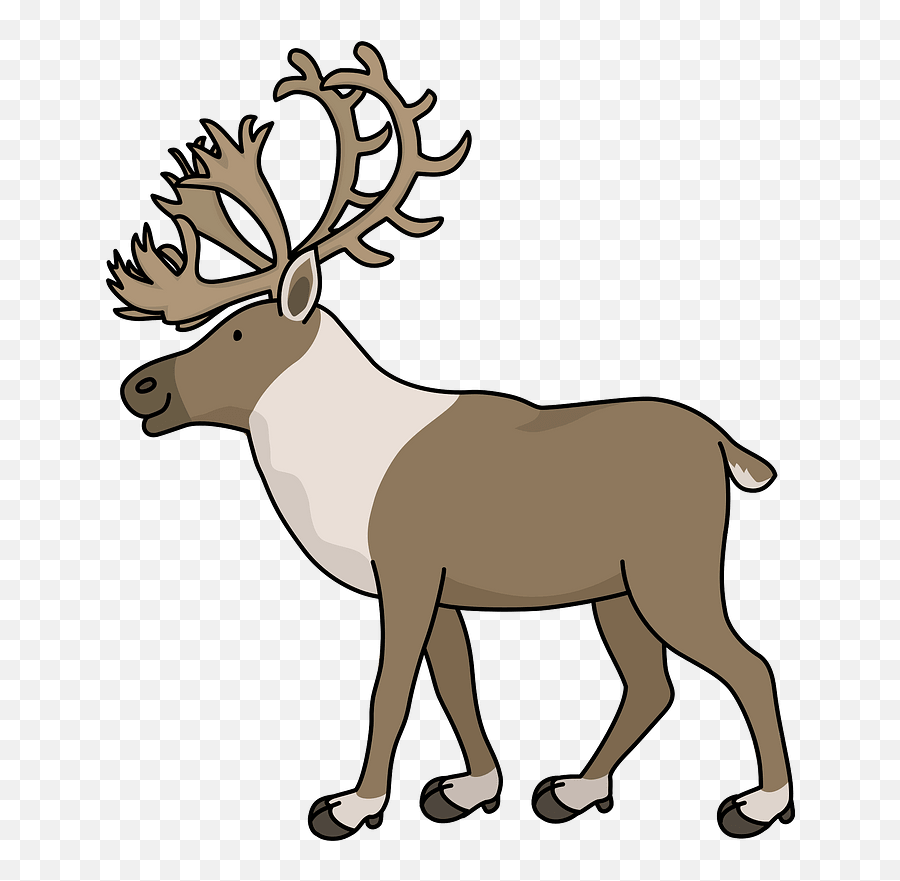 Reindeer Clipart Free Download Transparent Png Creazilla Emoji,Reindeer Clipart Free