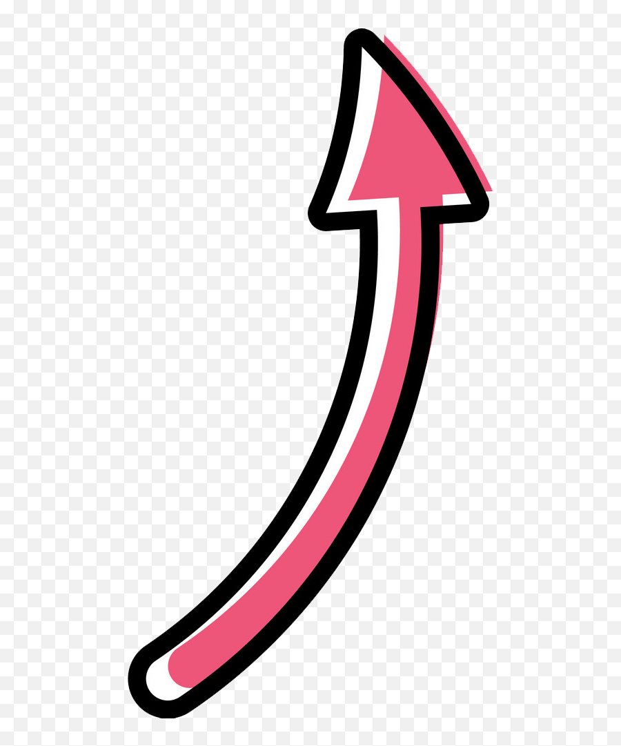 Pink Arrow Clipart Transparent - Clipart World Emoji,Pink Arrow Png
