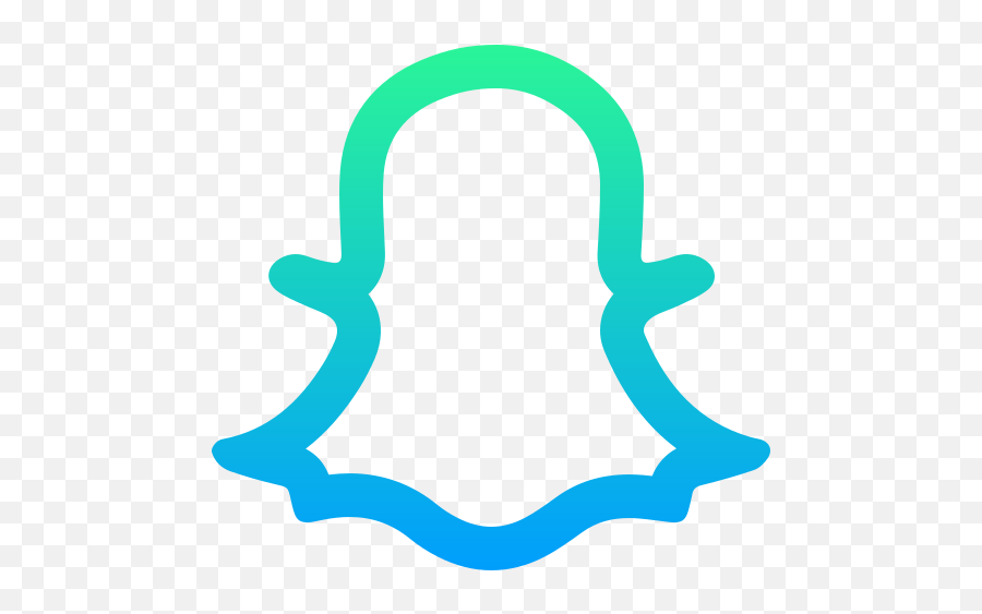Snapchat - Blue And Green Snapchat Icon Emoji,Snapchat Icon Png