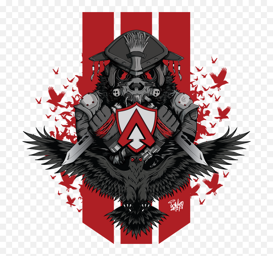 Bloodhound Illustration From Apex - Apex Predator Apex Legends Emoji,Apex Legends Logo