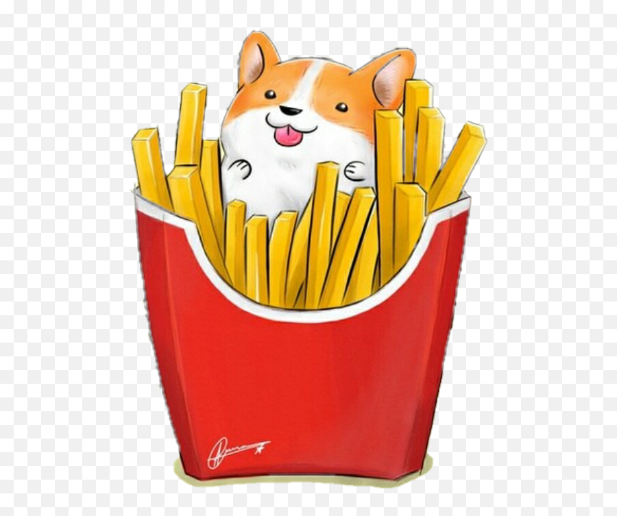 French Fries Sticker Challenge On Picsart Emoji,French Fry Clipart