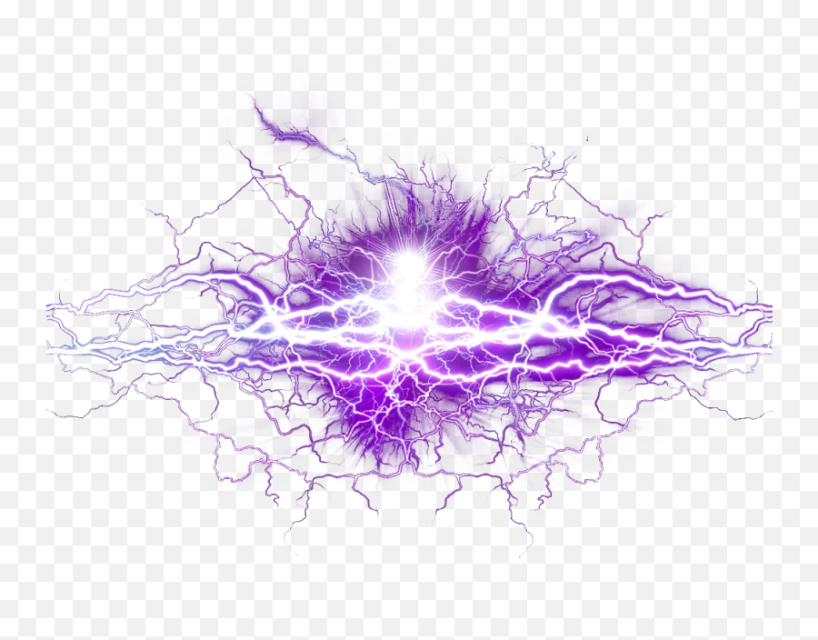 Purple Lightning Png - Color Gradient Emoji,Lightning Png