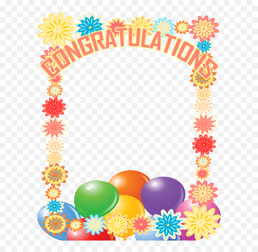 Free Congratulations Cliparts Borders - Congratulation Graduation Frame Png Emoji,Congratulations Clipart