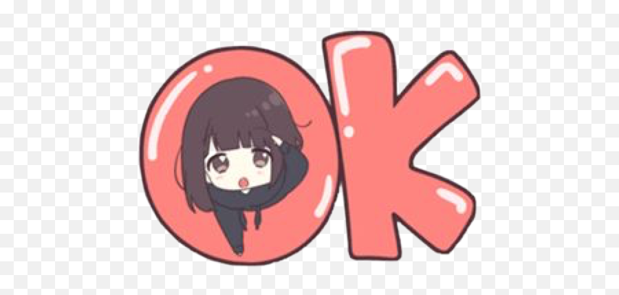 Okay Ok Anime Japanese 286500566016211 By Thatkpopstan Emoji,Okay Emoji Transparent