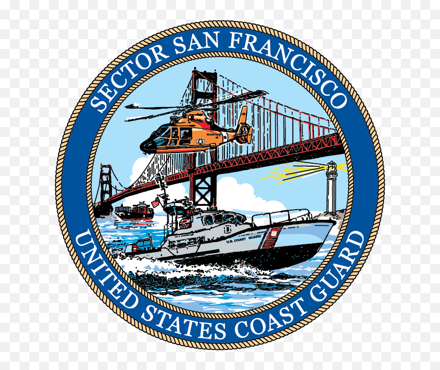 Uscg Sector San Francisco - Golden Gate Bridge Emoji,Us Coast Guard Logo