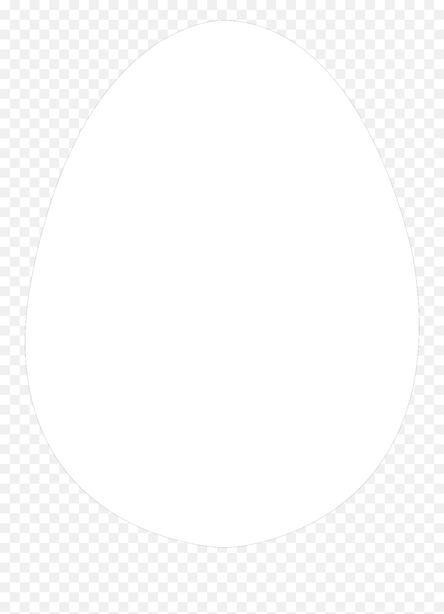 White Easter Egg Svg Vector White Easter Egg Clip Art - Svg Solid Emoji,Easter Egg Clipart Black And White