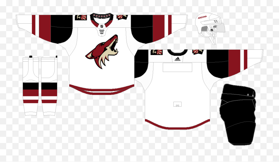 Arizona Coyotes - The Nhl Uniform Matchup Database Phoenix Coyotes Emoji,Arizona Coyotes Logo
