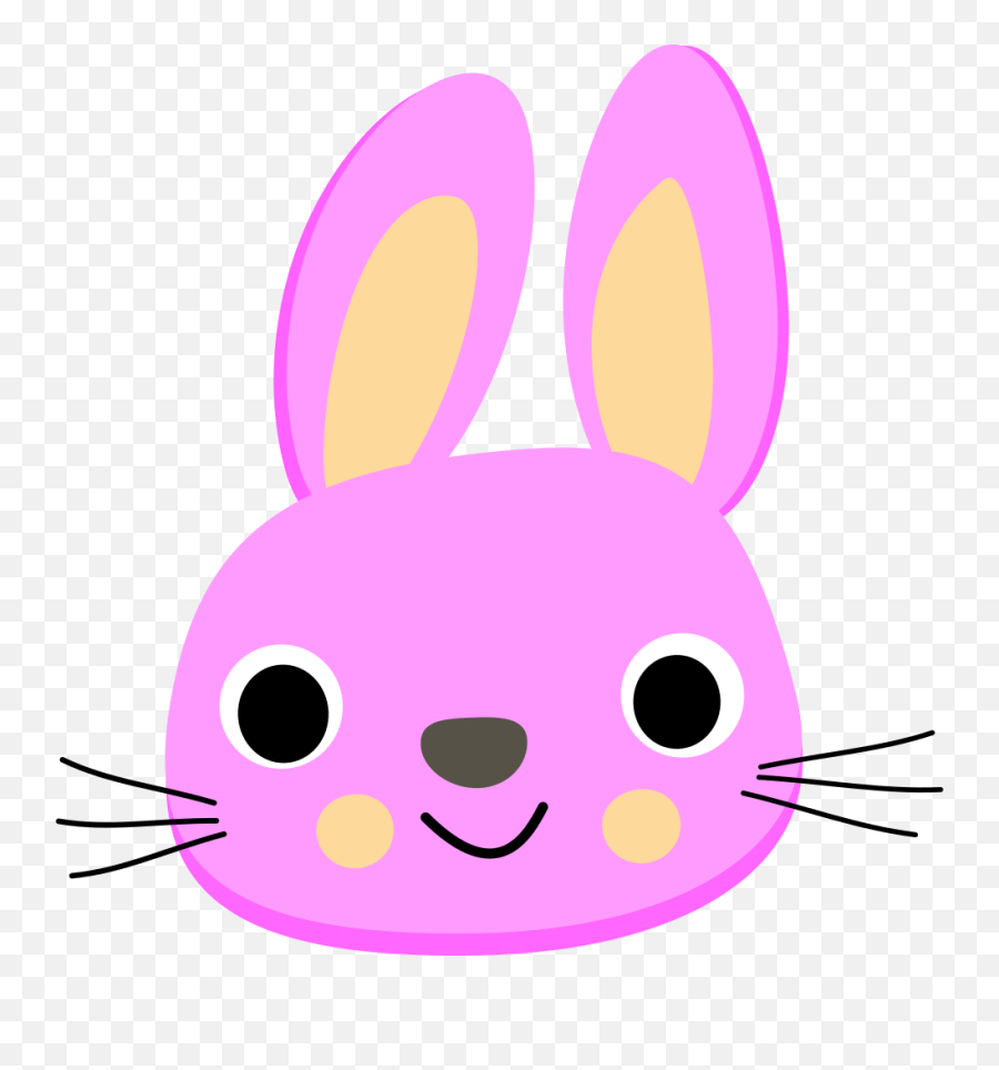 Clipart Mouth Bunny Clipart Mouth - Cartoon Clipart Rabbit Face Emoji,Rabbit Clipart