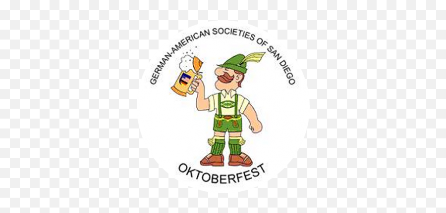 Oktoberfest In El Cajon 2019 German American Societies Of - Fictional Character Emoji,Oktoberfest Clipart