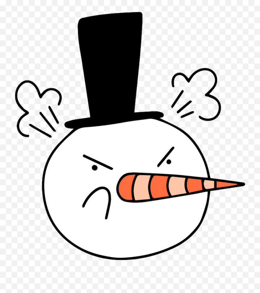 Free Cute Snowman Clipart For Your - Dot Emoji,Snowman Face Clipart