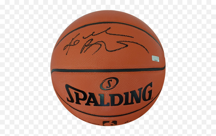 Kobe Bryant Autographed Nba Basketball - Panini Spalding Emoji,Kobe Bryant Png