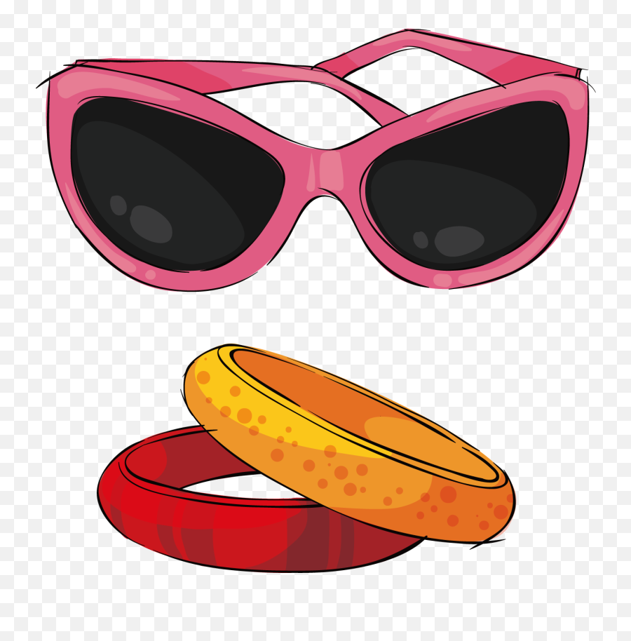 And Sunglasses Jadeite Bracelets Png File Hd Clipart - Fast Girly Emoji,Sunglasses Clipart Png