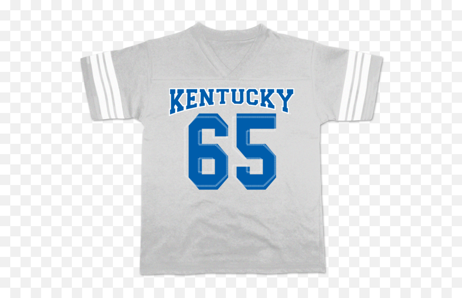 University Of Kentucky Youth Football Jersey - Short Sleeve Emoji,U K Wildcats Logo
