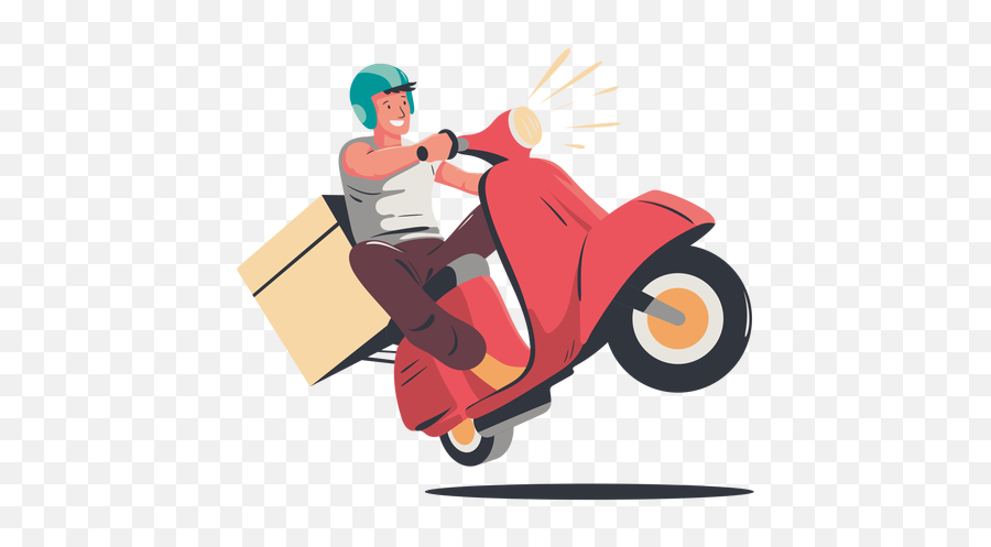 Happy Delivery Boy Character - Transparent Png U0026 Svg Vector File Happy Delivery Png Emoji,Boy Png