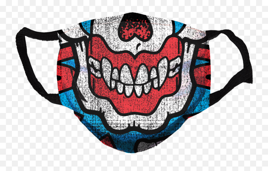 Original Graffix Clown Reusable And - If You Re Reading This Youre Too Close Mask Emoji,Clown Face Png