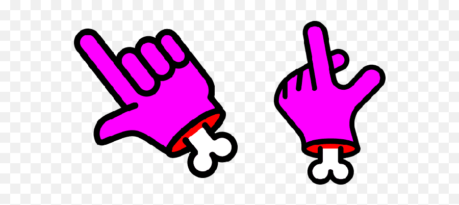 Pink Hand Cute Cursor - Hand Cursor Cool Png Emoji,Cursor Transparent
