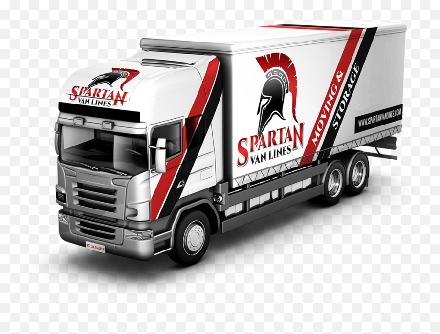 Moving Company Local U0026 Long Distance Moving Spartan Van - Free Photorealistic Mockup Cargo Truck Emoji,Moving Logo