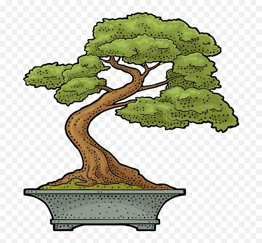 Oak Tree Clipart - Clipart World Bonsai Illust Emoji,Oak Trees Clipart