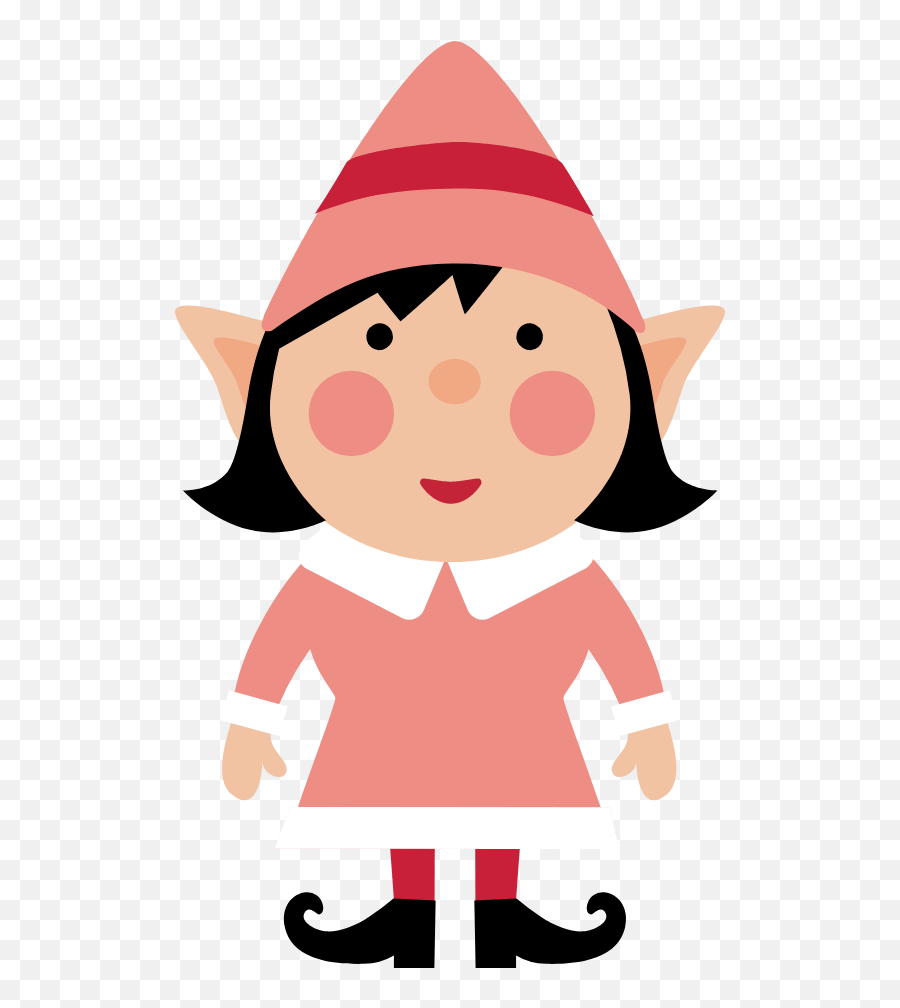 Pink Elf Graphic - Pink Elf Clipart Emoji,Elf Clipart