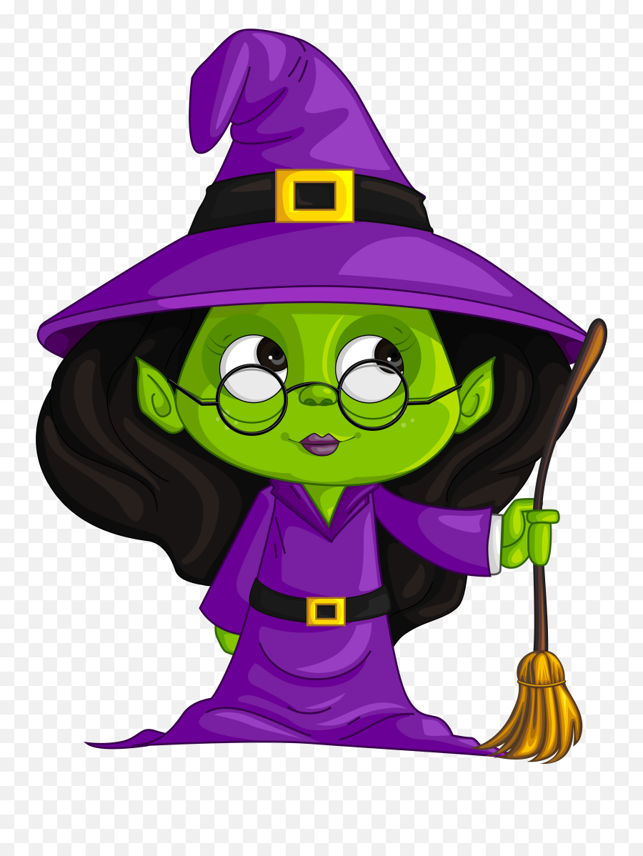 Download Purple Witch Witchcraft Free - Purple Witch Clipart Emoji,Witch Clipart