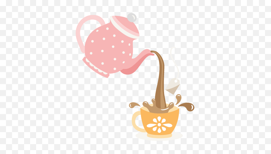 Pin - Transparent Tea Party Clipart Emoji,Tea Clipart