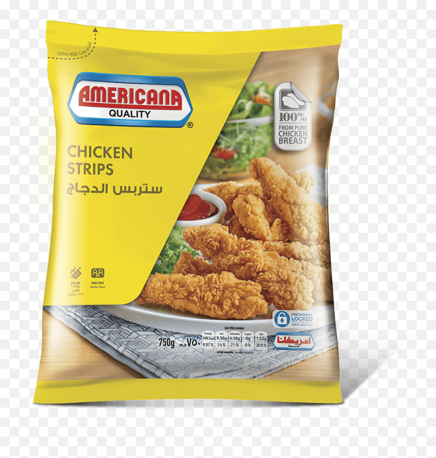 Chicken Strips - 750g Americana Foods Emoji,Chicken Tender Png