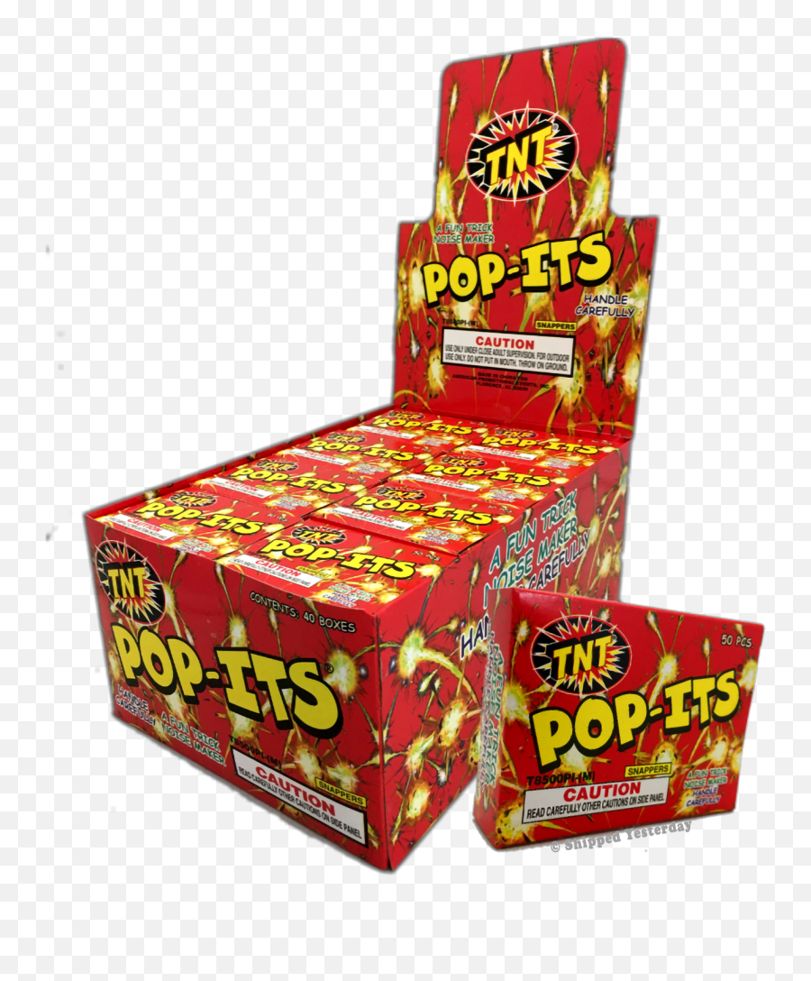 Tnt Pop - Its Pop Pop Party Snaps Trick Noise Maker Full Display Case 40 Boxes 2000 Snappers Emoji,Tnt Fireworks Logo