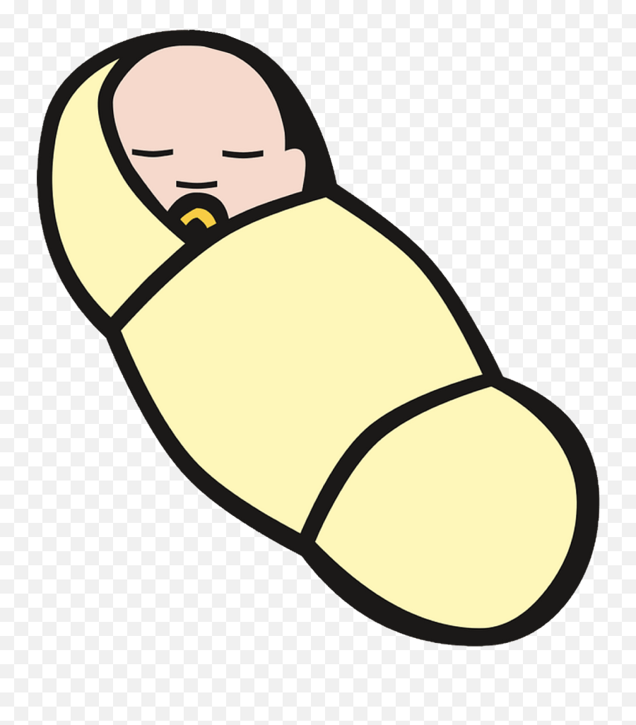 Baby Sleeping Clipart - Sleeping Baby Clipart Emoji,Baby Clipart