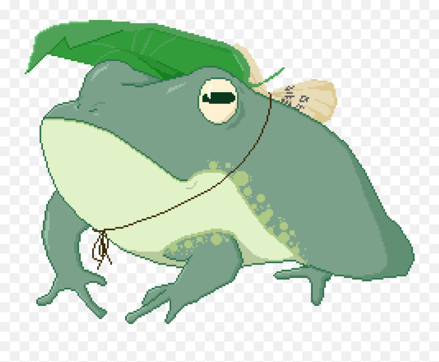 Pixilart - Meat Bun The Frog By Pixelatedpotion Emoji,Bullfrog Clipart