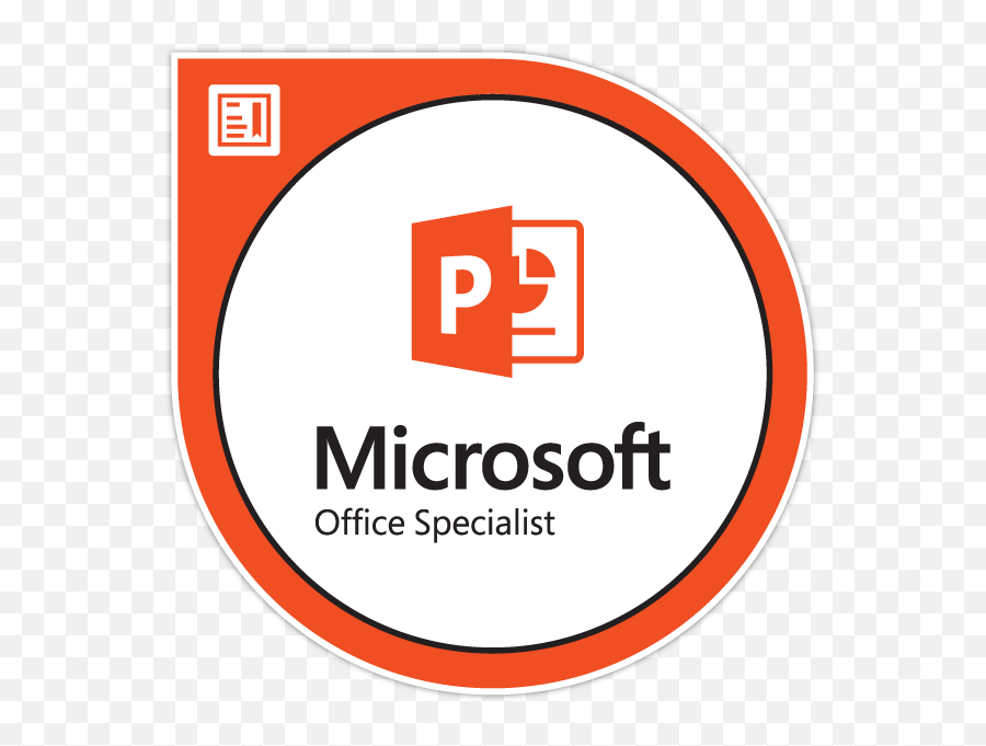 Microsoft Office Specialist My Online - Microsoft Rebrand Emoji,Powerpoint Logo