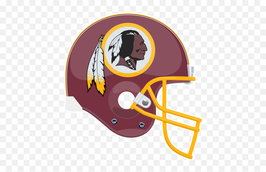 Download Hd 28 Collection Of Redskins Helmet Clipart - Washington Redskins Helmet Png Emoji,Washington Redskins Logo