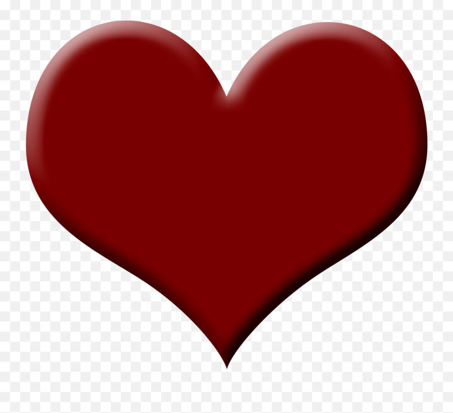 Download Free Png Dark Red Heart Clipart - Dlpngcom Love Clipart Emoji,Red Heart Clipart