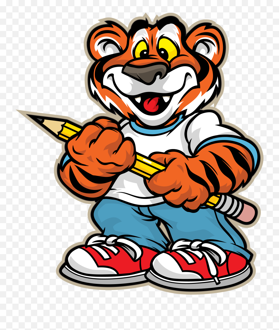 Bessemer City Middle School Tiger Clipart - Tiger At School Tiger At School Clipart Emoji,Tiger Clipart