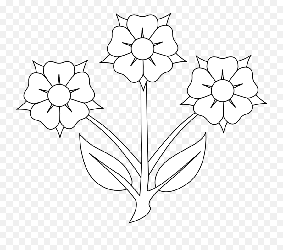 Library Of Black And White Flower Images Clip Art Library - 3 Flower Clipart Black And White Emoji,Flowers Clipart Black And White