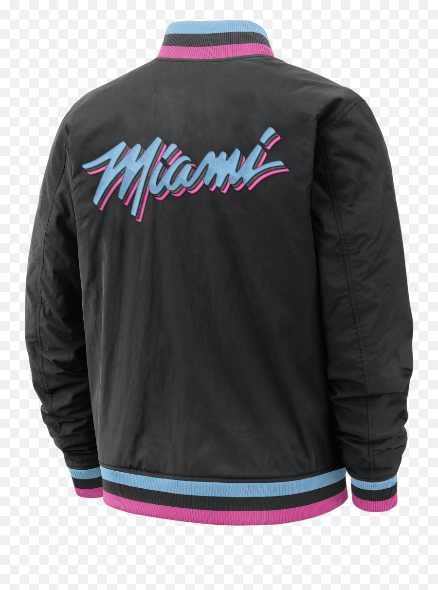 Nike Miami Heat Vice Nights Courtside - Miami Heat Courtside Jacket Emoji,Miami Heat Vice Logo
