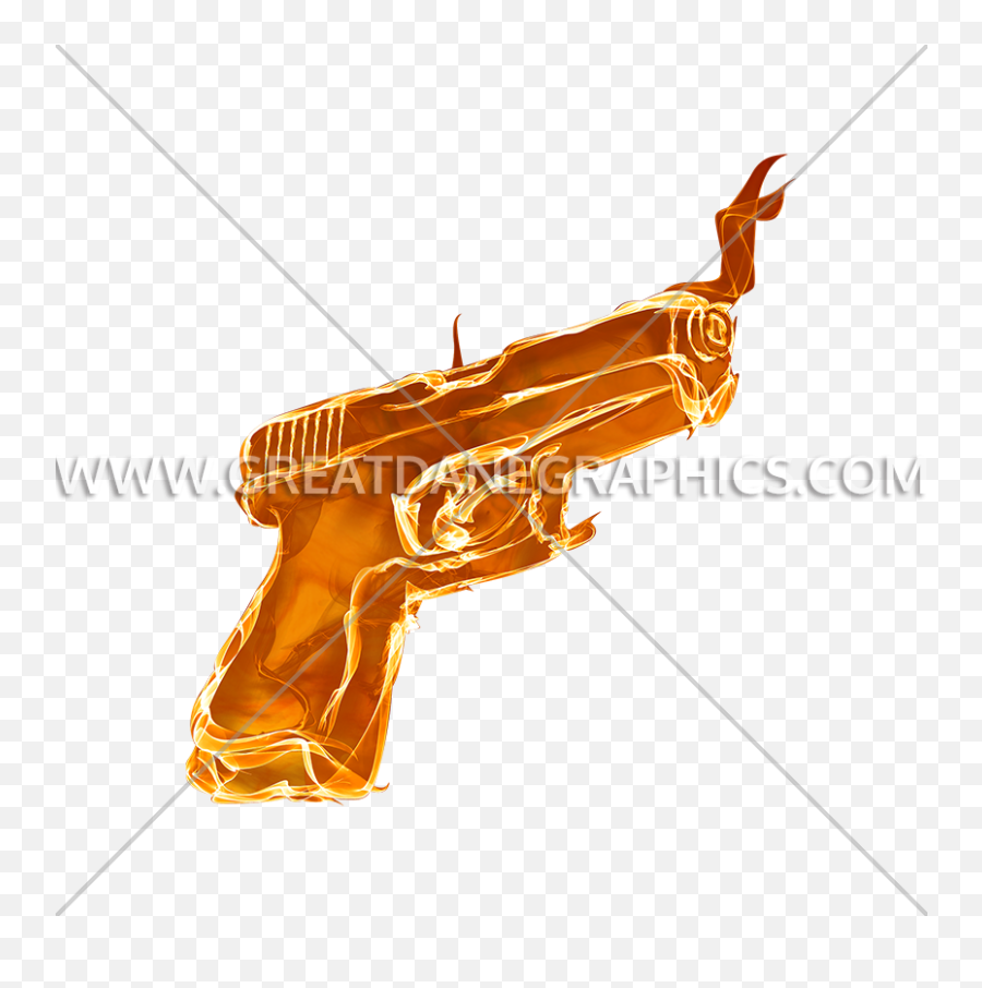 Hand Gun Fire Production Ready Artwork For T - Shirt Printing Weapons Emoji,Hand With Gun Transparent