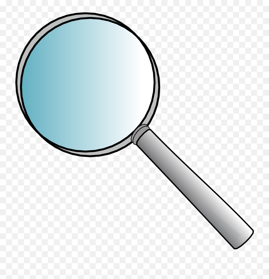 Magnifying Glass Image - Clip Art Magnifying Glass Emoji,Glasses Clipart Black And White