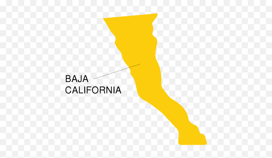 Baja California State Map - Imagen Del Estado De Baja California Emoji,California Map Png