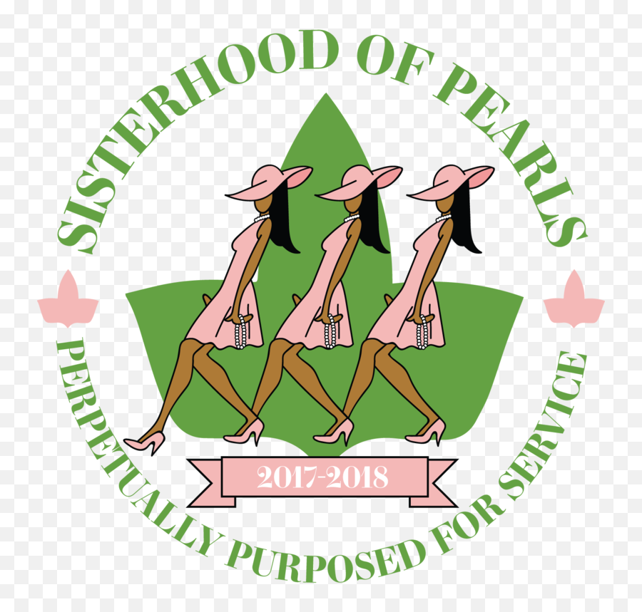 Download Pearl Clipart Aka - Alpha Kappa Alpha Cartoon Png Transparent Aka Sorority Png Emoji,Color Guard Clipart